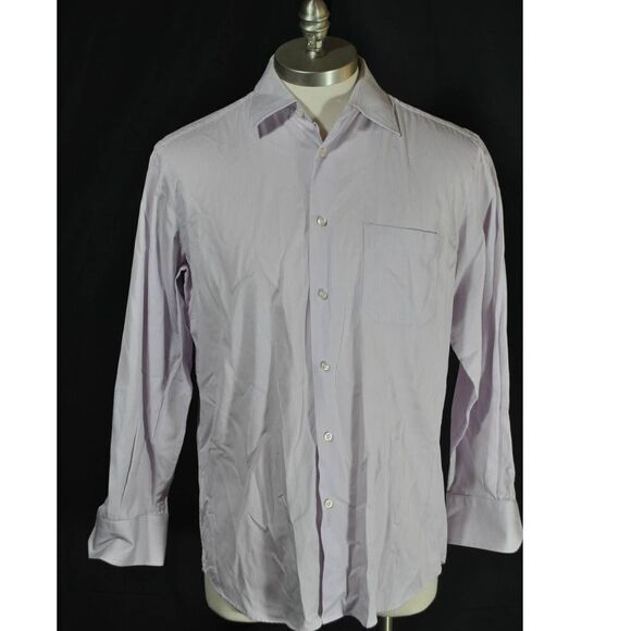 BOSS Hugo Boss Pale Lavender Button Up Shirt - 15.5 - Picture 1 of 3